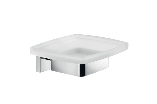 ELBA mýdlenka, mléčné sklo, chrom