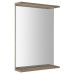 KORIN STRIP zrcadlo s LED osvětlením 50x70x12cm, dub platin