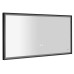 SORT zrcadlo s LED osvětlením 120x60cm, senzor, fólie anti-fog, 3000-6500°K, černá mat
