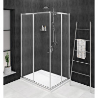 SIGMA SIMPLY obdélníkový sprchový kout 1100x900 mm, L/P varianta, rohový vstup, čiré sklo