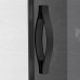 SIGMA SIMPLY BLACK čtvrtkruhová sprchová zástěna 1000x1000 mm, R550, čiré sklo