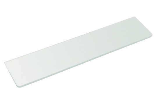 Polička 600x100x8mm, mléčné sklo Polička 600x100x8mm, mléčné sklo