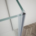 TRINITY CHROME čtvercový sprchový kout 1100x1100mm, rohový vstup, čiré sklo