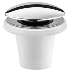 Vanová výpust 6/4", click-clack, chrom