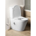 PACO CLEANWASH WC kombi, integrovaná baterie a bidet. sprška, spodní/zadní odpad, bílá
