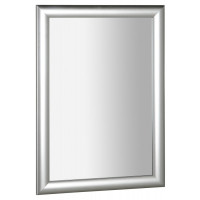 ESTA zrcadlo v dřevěném rámu 580x780mm, stříbrná s proužkem