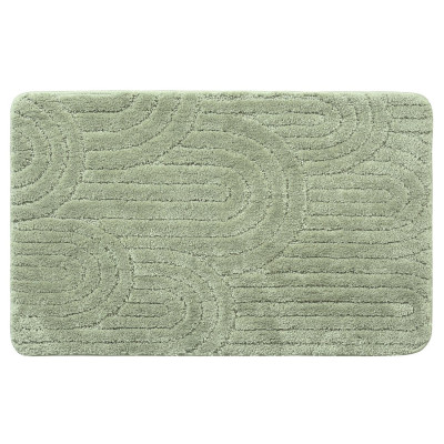 RIST koupelnová předložka, 50x80cm, 100% polyester, protiskluz, zelená