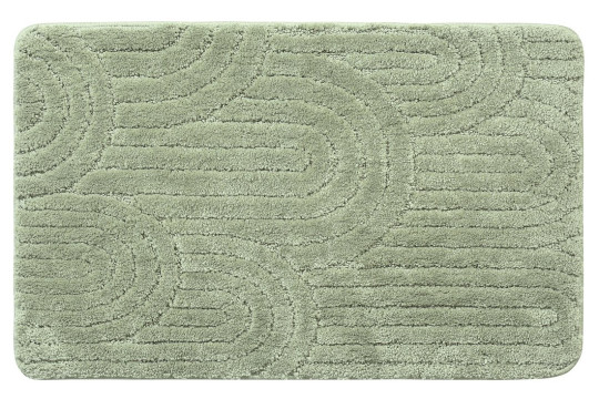 RIST koupelnová předložka, 50x80cm, 100% polyester, protiskluz, zelená