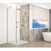 TRINITY CHROME čtvercový sprchový kout 900x900mm, čiré sklo, pravé