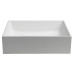 FORMIGO betonové umyvadlo, 47,5x13x36,5 cm, přírodní bílá