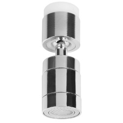 Perlátor s kloubem a přepínačem, redukce M22x1 a M24x1, ABS/chrom