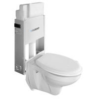 WC SADA závěsné WC Taurus s nádržkou a tlačítkem Geberit, pro zazdění