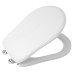 RETRO WC sedátko, bílá/chrom