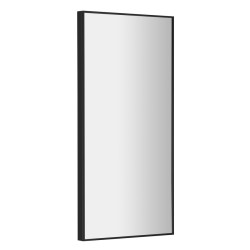 AROWANA zrcadlo v rámu 350x900mm, černá mat