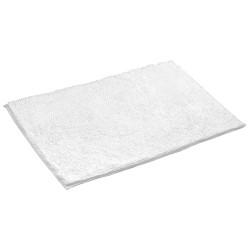 CHENILL koupelnová předložka 50x80cm, 100% polyester, bílá