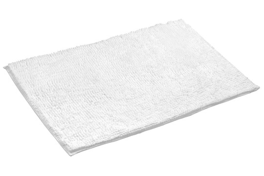 CHENILL koupelnová předložka 50x80cm, 100% polyester, bílá