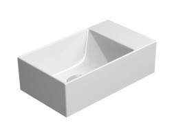 KUBE X umyvadlo 40x23 cm, bílá ExtraGlaze