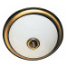 GLOSTER stropní osvětlení E27, 2x60W, bronz