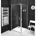 SIGMA SIMPLY sprchové dveře otočné 880-920 mm, čiré sklo