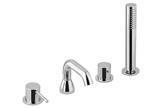 BLUE čtyřprvková baterie na okraj vany, chrom BLUE čtyřprvková baterie na okraj vany, chrom