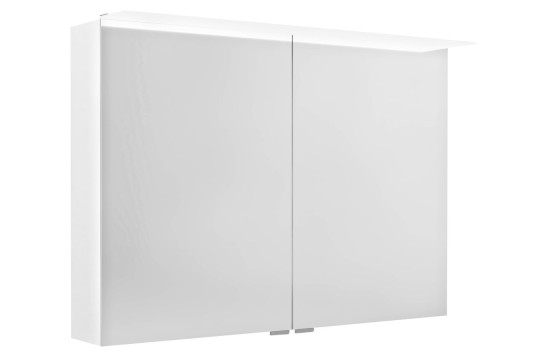 LINEX galerka s LED osvětlením, 100x70x15cm, bílá