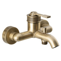 VERSI nástěnná vanová baterie, bronz