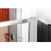 LUCIS LINE čtvrtkruhová sprchová zástěna 1200x900mm, L/R