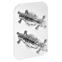 SASSARI podomítková sprchová termostatická baterie, 2 výstupy, chrom (LO89163)