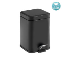 ARGENTA odpadkový koš 3l,Soft Close, černá mat