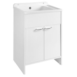 Skříňka pod výlevku 58,2x78x38,3cm, plast, bílá