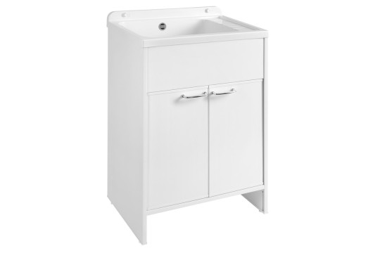 Skříňka pod výlevku 58,2x78x38,3cm, plast, bílá