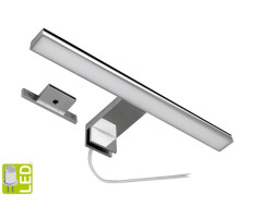 SERAPA LED svítidlo 5W, 230V, 300x50x100mm, plast, chrom