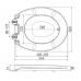 WC sedátko s integrovaným dětským sedátkem, soft close. polypropylen