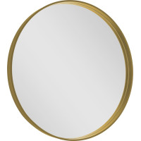 NOTION kulaté zrcadlo v rámu ø 80cm, zlato mat