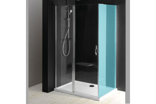 ONE sprchové dveře s pevnou částí 1200 mm, čiré sklo