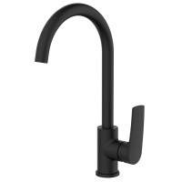 KORANA stojánková dřezová baterie, černá mat