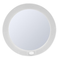 MULAN kosmetické zrcátko s přísavkami, LED, Ø 127mm, bílá MULAN kosmetické zrcátko s přísavkami, LED, Ø 127mm, bílá
