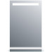 Zrcadlo s LED osvětlením 50x80cm, skleněná polička, kolíbkový vypínač