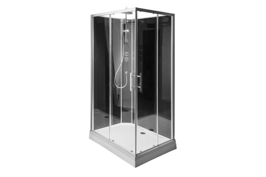 GRANVIK obdélníkový sprchový box 800x1200x2180mm, čiré sklo