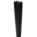 Set magnetických těsnění 45° pro sklo 6mm a profil, 2000mm, černá (2ks)
