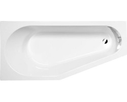 TIGRA L asymetrická vana 170x80x46cm, bílá (00111)