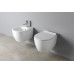 SENTIMENTI závěsná WC mísa, Rimless, 51x36 cm, bílá (smartFixPlus)