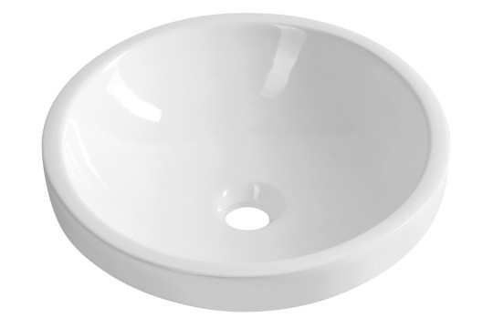 ROLA keramické umyvadlo zápustné, průměr 41cm, bílá