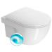 CITY PRO závěsná WC mísa, Swirlflush, 35x52cm, bílá ExtraGlaze