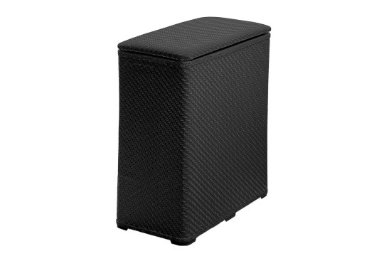 AMBROGIO koš na prádlo 50x55x28 cm, černá