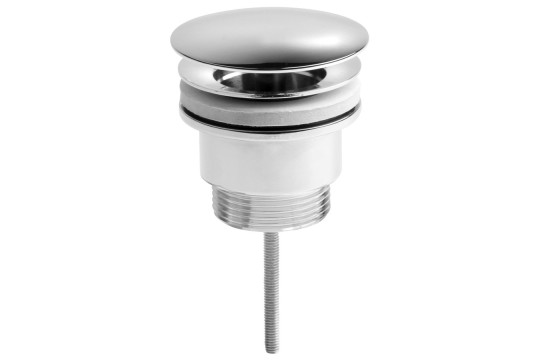 Umyvadlová výpust 5/4“, neuzavíratelná, velká zátka, 5-65mm, chrom