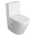 PACO CLEANWASH WC kombi, integrovaná baterie a bidet. sprška, spodní/zadní odpad, bílá