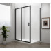EASY BLACK obdélníkový sprchový kout 1300x900mm, čiré sklo L/P varianta