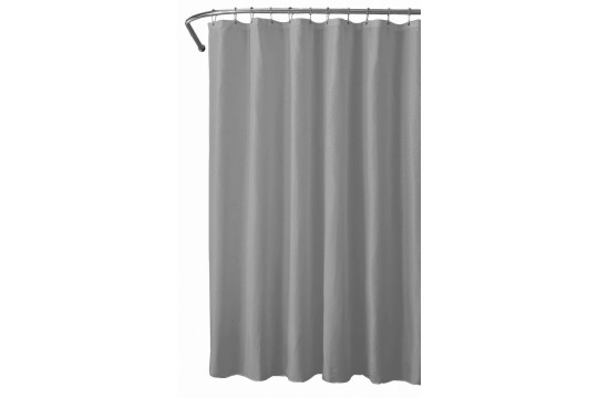 Sprchový závěs 180x200cm, polyester, šedá