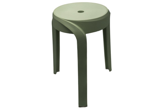 STAN koupelnová stolička, průměr 30cm, verde